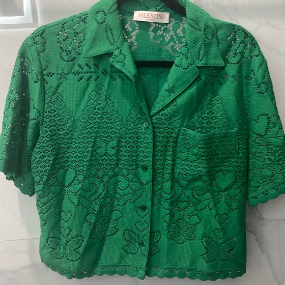 Valentino embroidered top